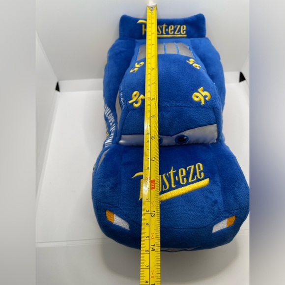 Disney Store Pixar Cars 3 Fabulous Lightning McQueen Blue 14" Plush - Picture 10 of 10